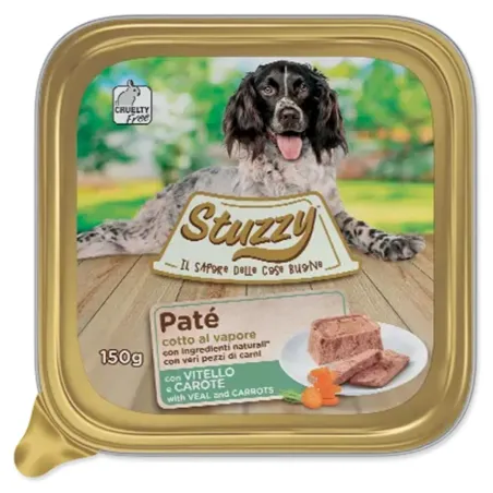Posodica MISTER STUZZY telečje z korenčkom 150g