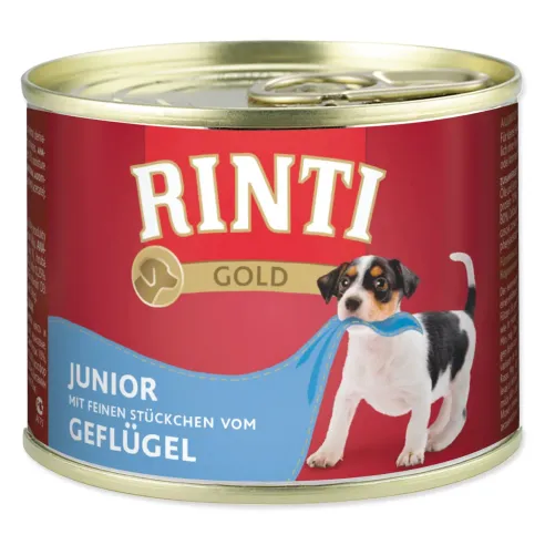 Konzerva Rinti Gold Junior perutnina 185 g