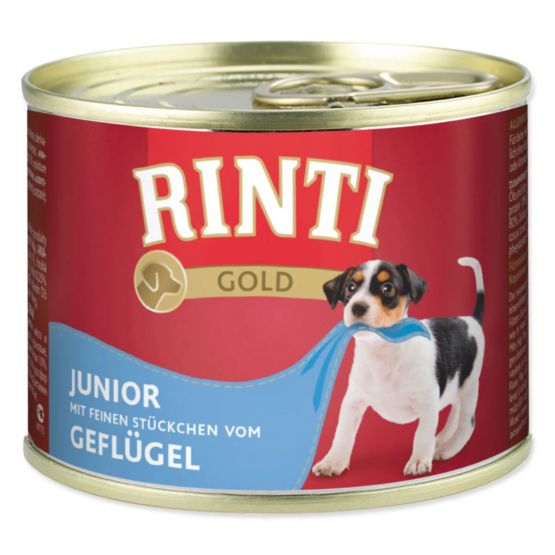 Konzerva Rinti Gold Junior perutnina 185 g
