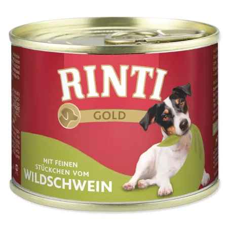 Konzerva Rinti Gold Adult divji prašič 185g
