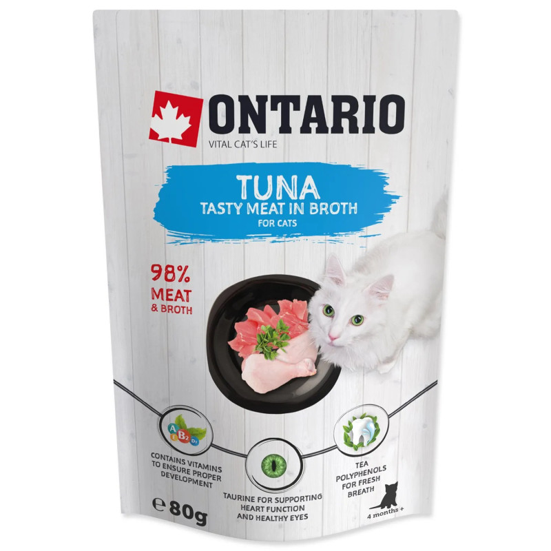 Vrečka Ontario tuna v juhi 80g