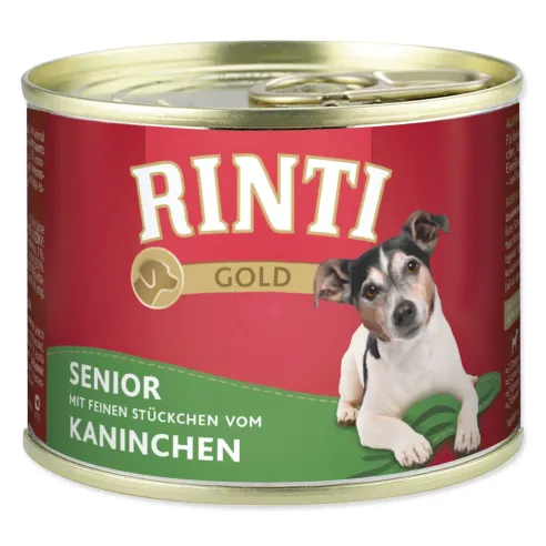 Konserva Rinti Gold Senior zajec 185 g