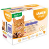 Vrečka IAMS Delights Adult suhozemeljsko meso v omaki multipack 1020 g (12×85 g)