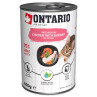 Konzerva Ontario Kitten piščanec z kozicami, pašteta 400 g.