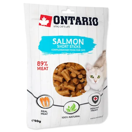 Prigrizek Ontario losos, kratke palčke 50 g