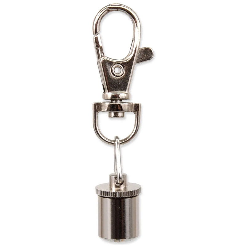 Obesek Dog Fantasy svetleč kovinski 1 cm