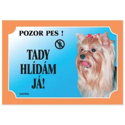 Tabla Dafiko jorkširski terier