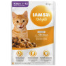 Vrečka IAMS Delights Kitten piščanec v omaki 85 g