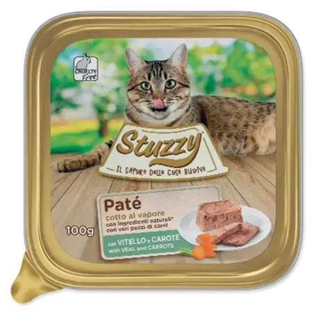 Posodica MISTER STUZZY telečje z korenčkom 100g