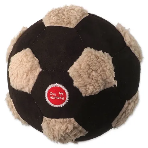 Igrača Dog Fantasy Snuggle žoga, mix barv, s piskačem 15 cm