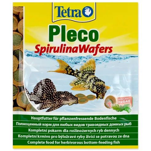 Hrana Tetra Pleco Spirulina Wafers vrečka 15 g
