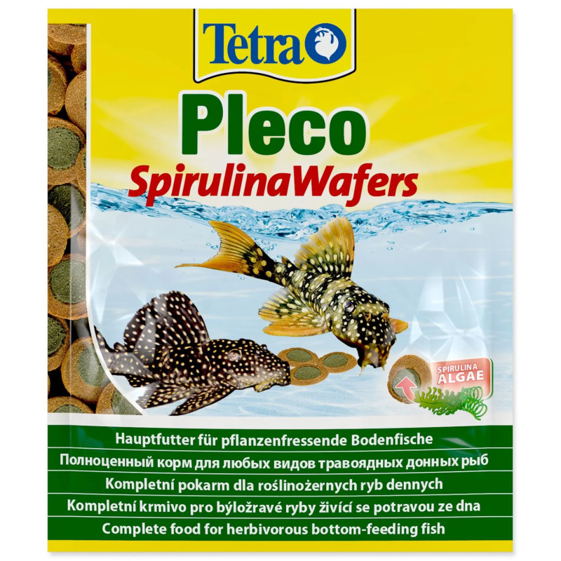 Hrana Tetra Pleco Spirulina Wafers vrečka 15 g