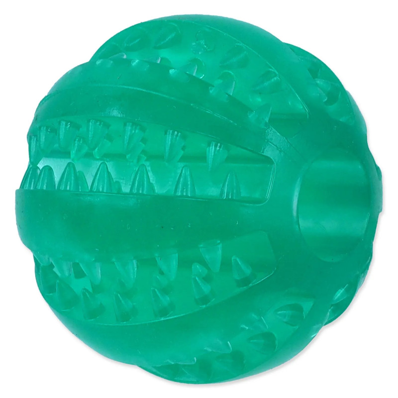 Žogica Dog Fantasy DENTAL MINT zelena 6 cm