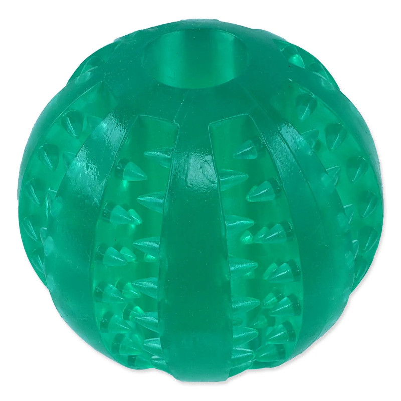 Žogica Dog Fantasy DENTAL MINT zelena 7cm