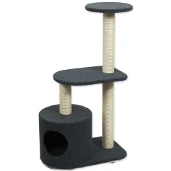 Počivališče Magic Cat Renata, preproga, sivo 53x34x95cm