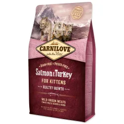 Hrana Carnilove Kitten Healthy Growth Losos in puran 2 kg