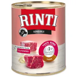 Konzerva Rinti sensible Adult govedina in riž 800 g