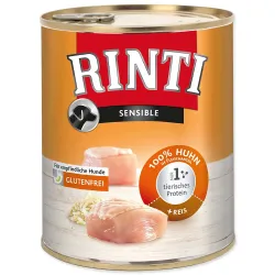 Konzerva Rinti sensible Adult piščanec in riž 800g