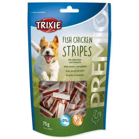 Poslastica Trixie piščanec in trska, trakci 75g