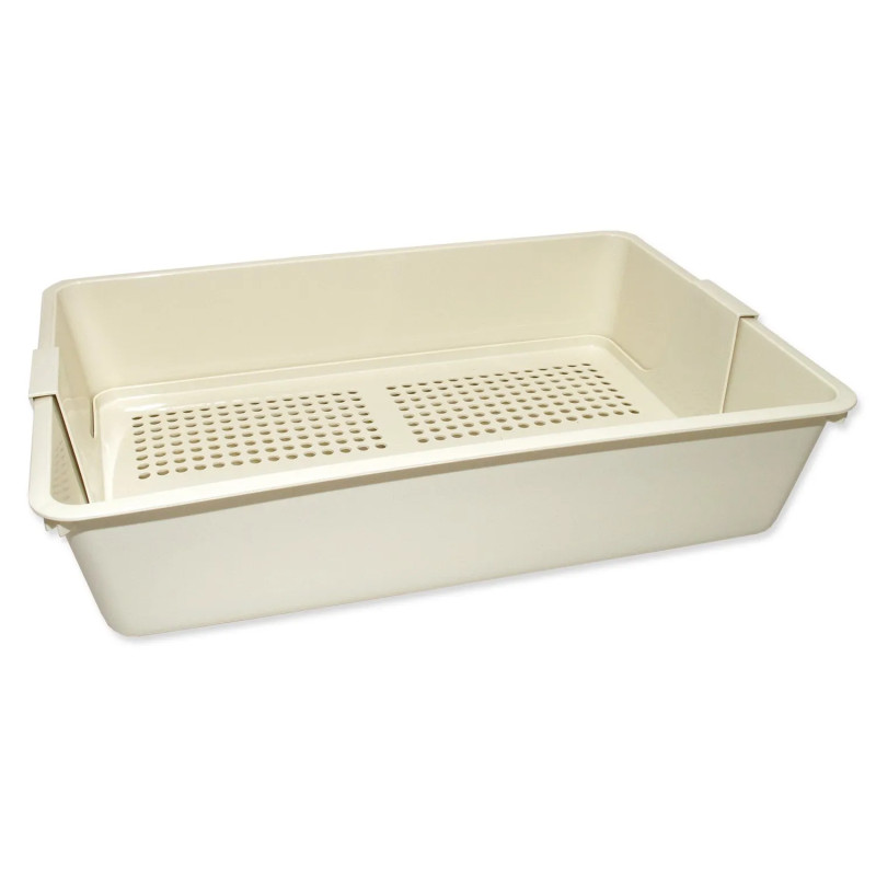 Toaletna posoda Savic z rešetko 42x30x10cm