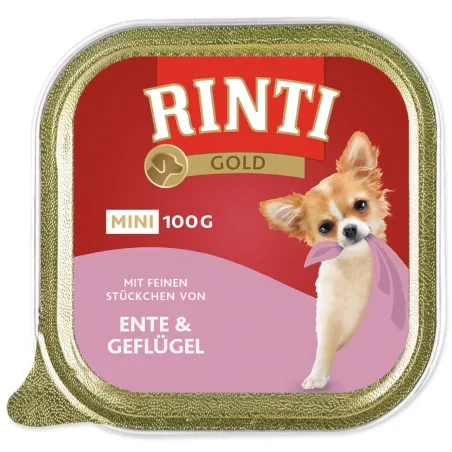 Posodica Rinti Gold Adult Mini raca in perutnina 100g