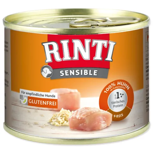 Konzerva Rinti Sensible Adult piščanec in riž 185 g