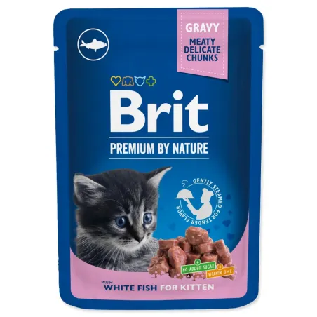 Vrečka Brit Premium Cat Kitten riba 100 g