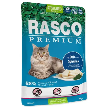 Vrečka Rasco Premium Sterilized polenovka s spirulino 85g