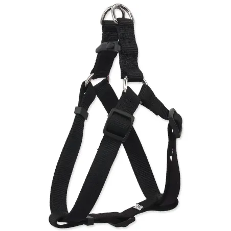 Pasje oprsnica Dog Fantasy Classic XL črna 3,8x75-110cm