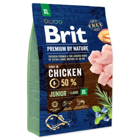 Hrana Brit Premium by Nature Junior XL 3kg