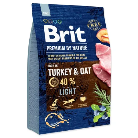 Hrana Brit Premium by Nature Light 3 kg