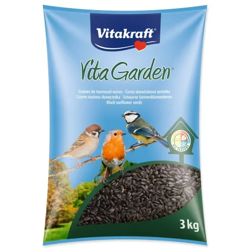 Črna sončnica Vitakraft Garden 3kg