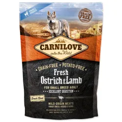 Hrana Carnilove za pse majhnih pasem, sveži noj in jagnjetina, 1,5 kg