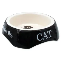 Posoda Magic Cat potisk Cat črna 15x15x4,5cm