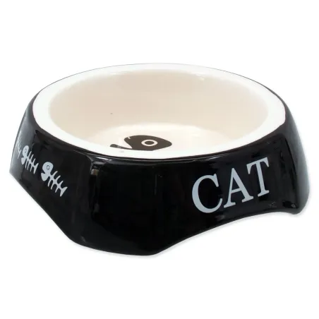 Posoda Magic Cat potisk Cat črna 15x15x4,5cm