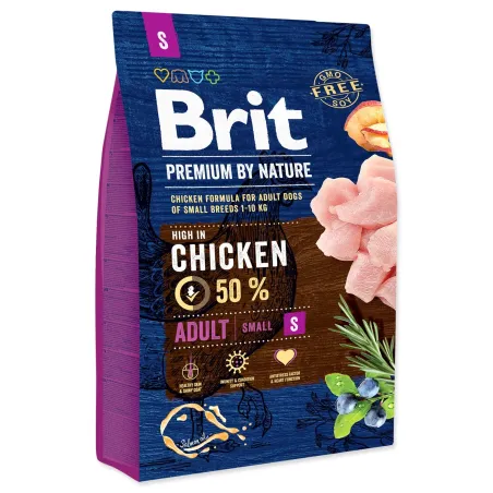 Hrana Brit Premium by Nature Adult S 3kg