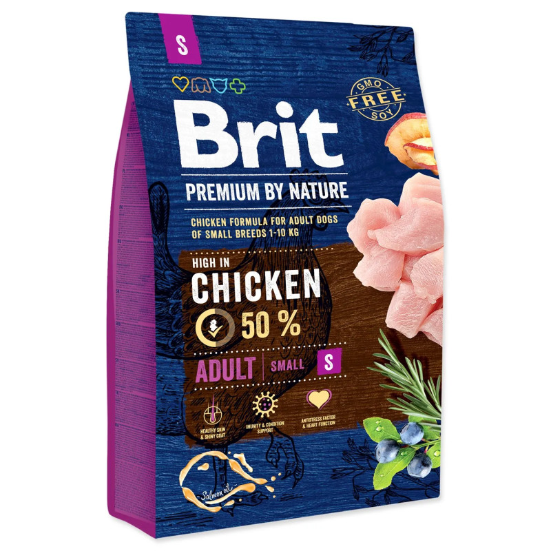 Hrana Brit Premium by Nature Adult S 3kg