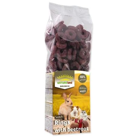 Prigrizek Nature Land Brunch obročki iz rdeče pese 105 g