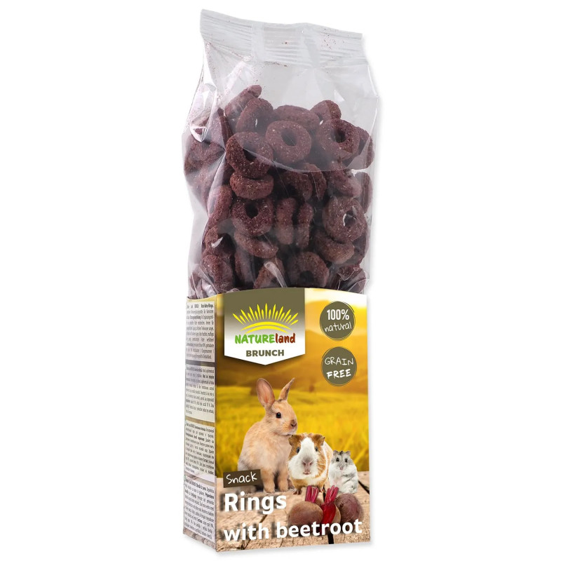 Prigrizek Nature Land Brunch obročki iz rdeče pese 105 g