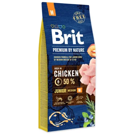 Hrana Brit Premium by Nature Junior M 15 kg