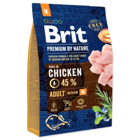 Hrana Brit Premium by Nature Adult M 3kg