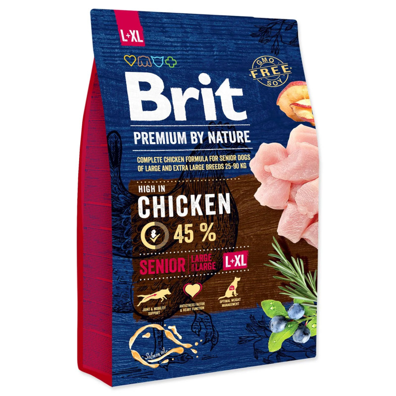 Hrana Brit Premium by Nature Senior L+XL 3kg