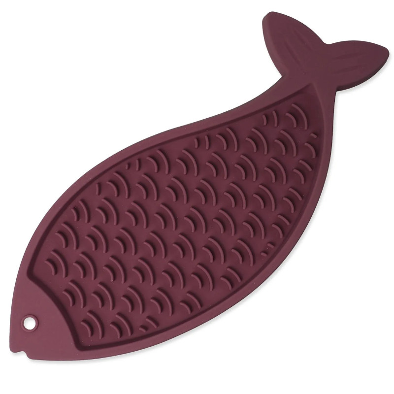 Lizalna podloga Epic Pet Lick&Snack riba pastelno vijolična 28x11,5cm
