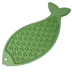 Lizalna podloga Epic Pet Lick&Snack riba pastelno zelena 28x11,5cm