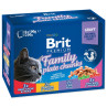 Vrečka Brit Premium Cat Family Plate v omaki Multi 1200 g (12x100 g)