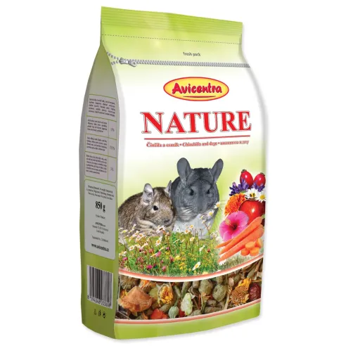 Hrana Avicentra NATURE za činčilo in osmaka 850 g