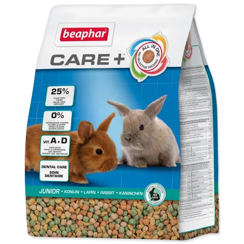 Hrana Beaphar CARE+ zajec junior 1,5 kg