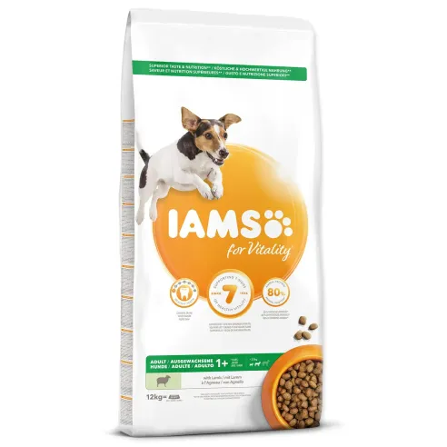 Hrana IAMS Dog Adult Small & Medium Lamb 12kg