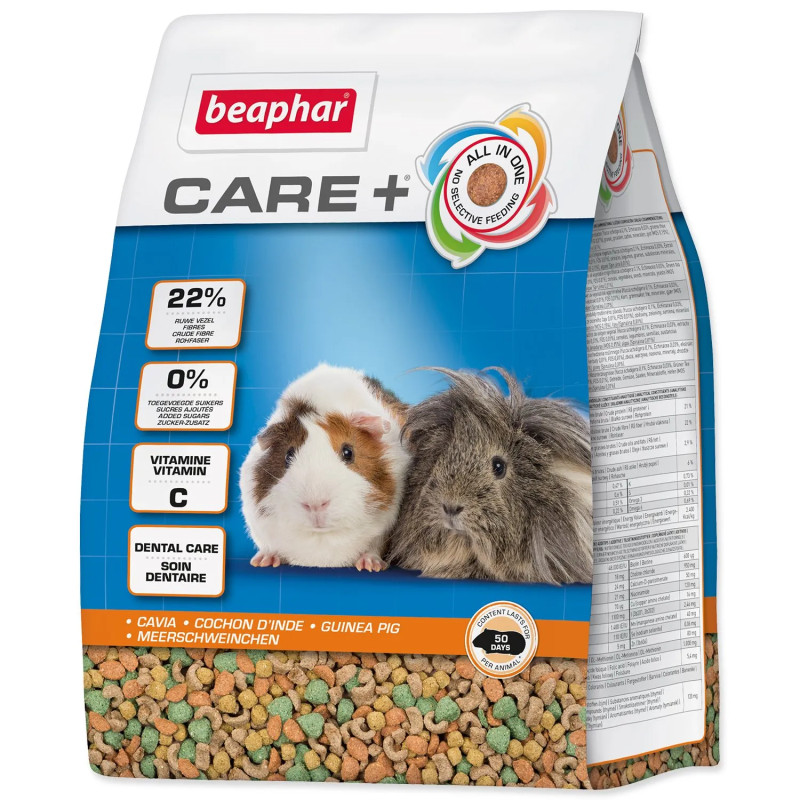 Hrana Beaphar CARE+ za morsko prašičko 1,5 kg