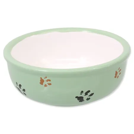 Skleda Magic Cat keramična mačja tačka zelena 13x5cm 330ml